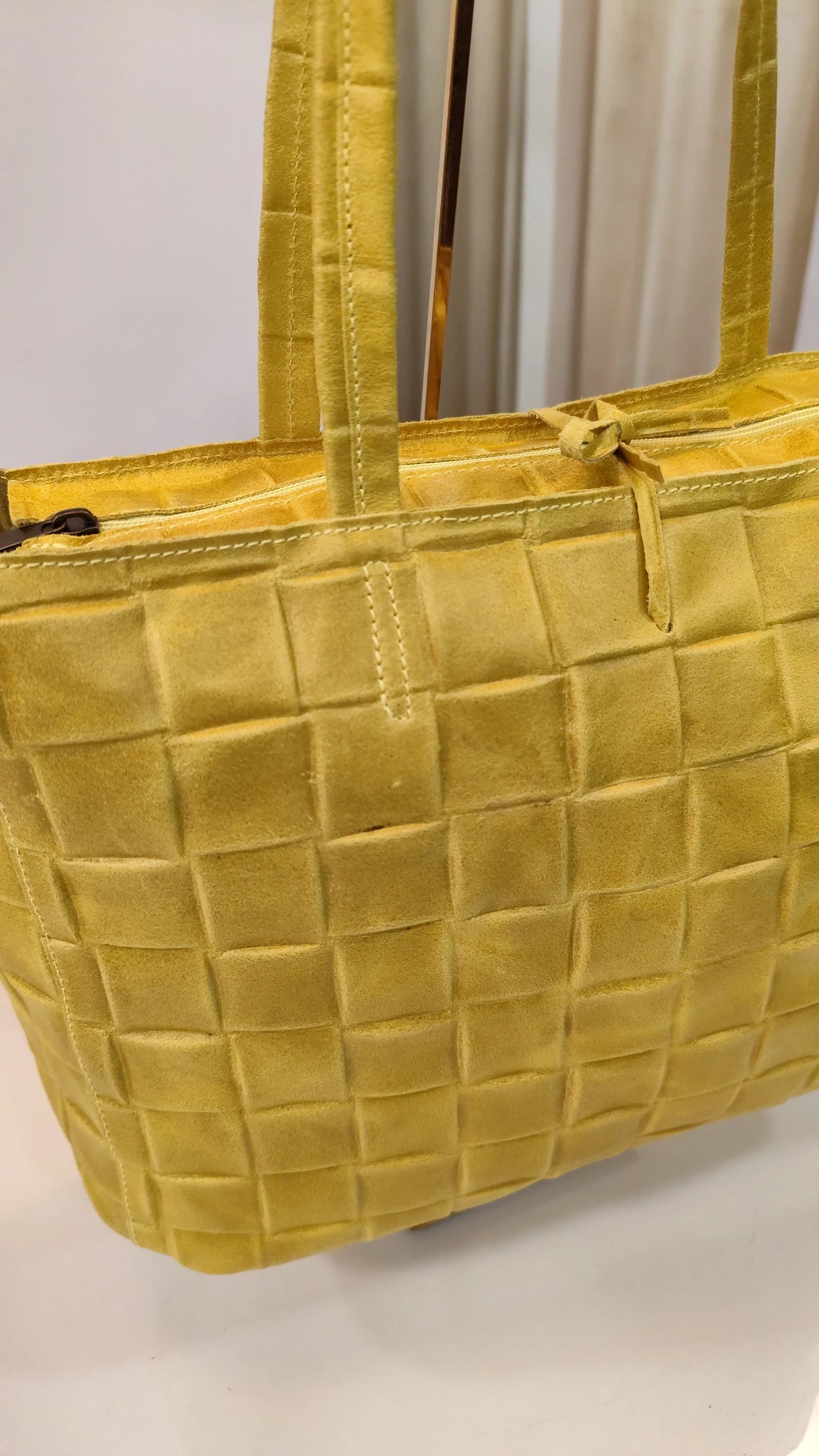Bolso Grande Piel Trenzado