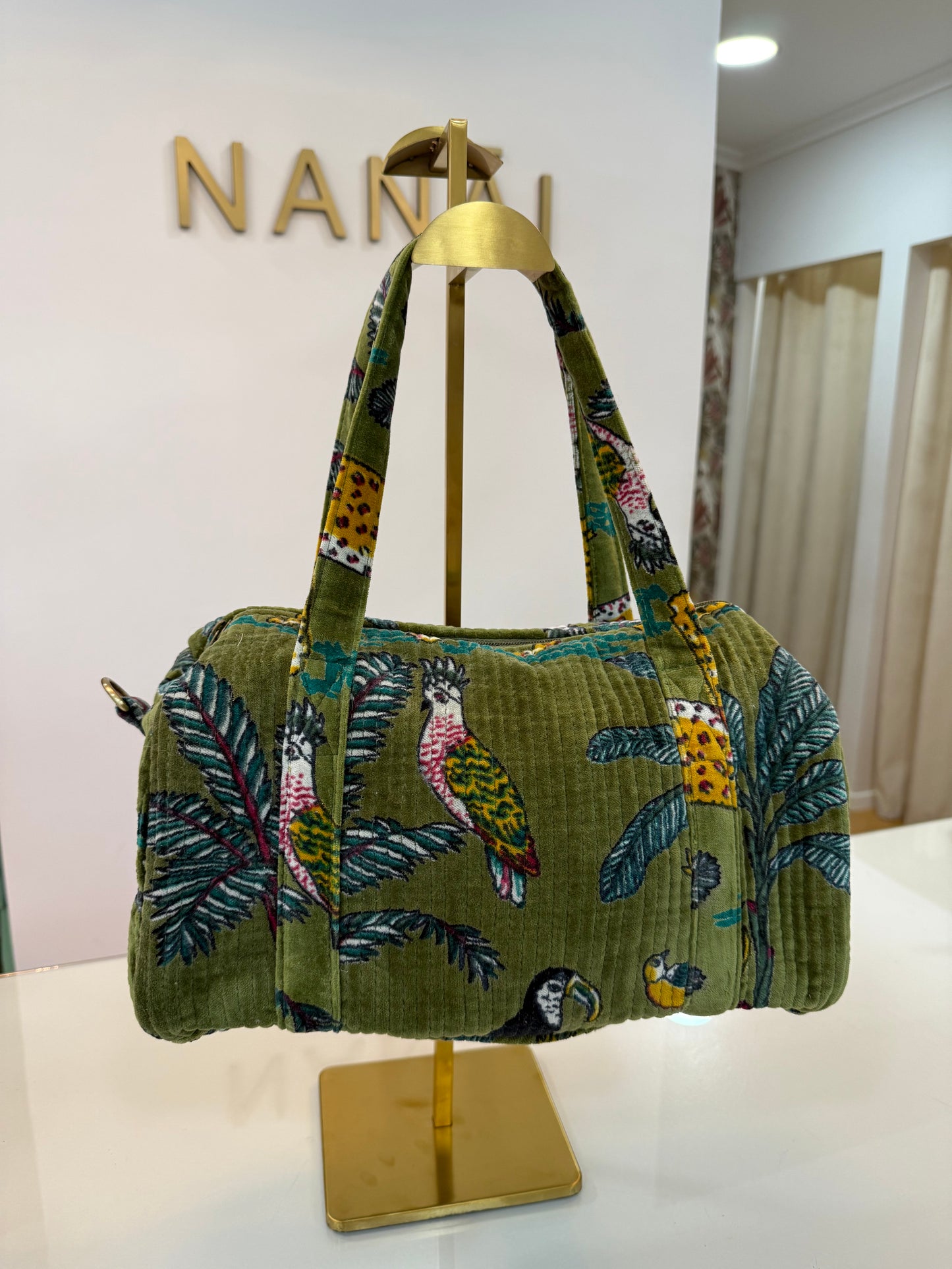 Bolsa de viaje pequeña.