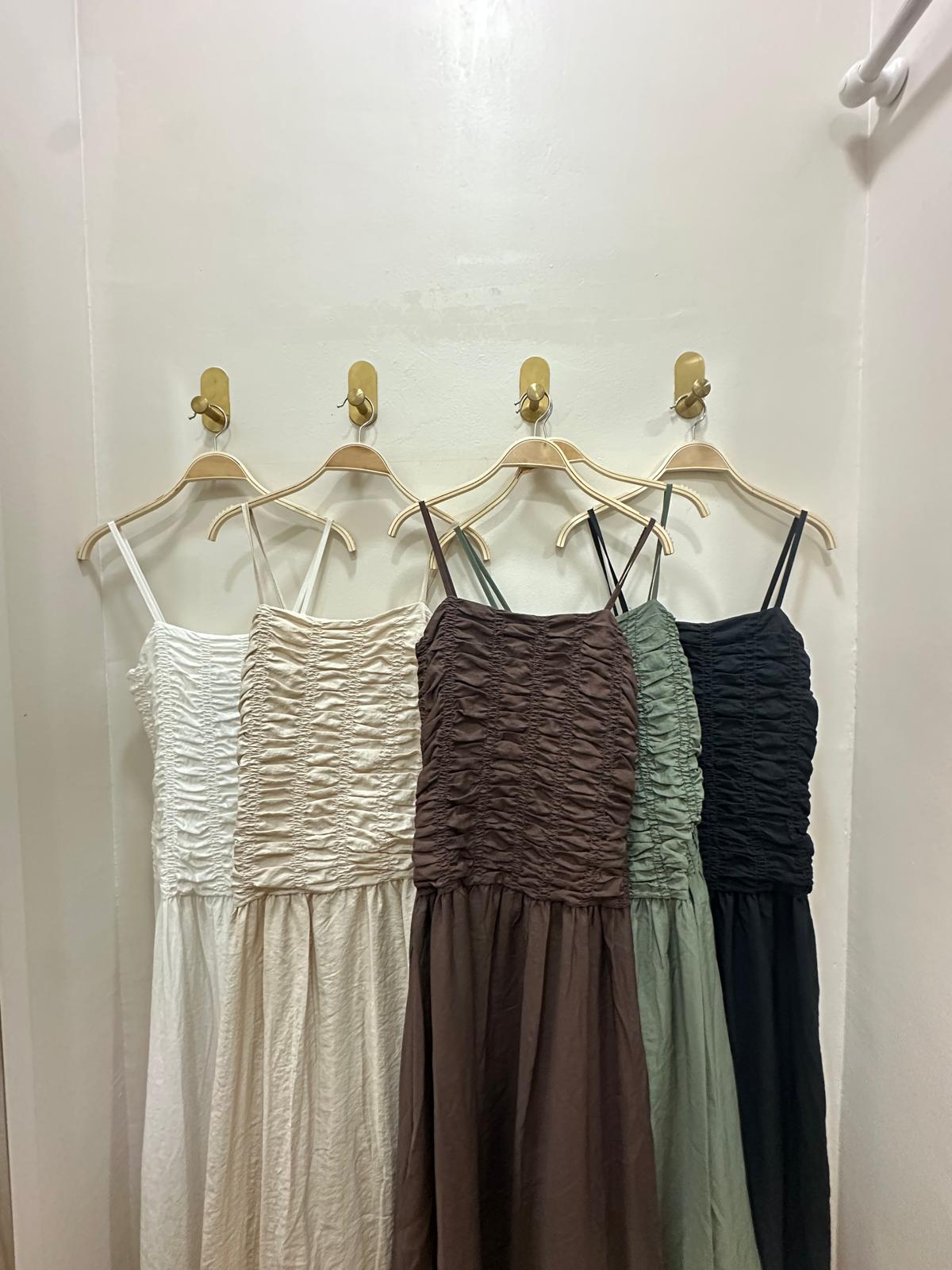 Vestido fruncido