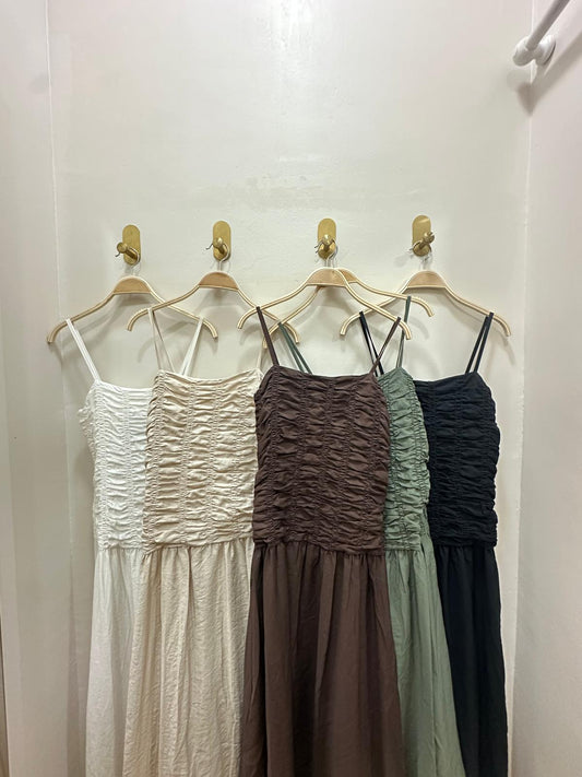 Vestido fruncido