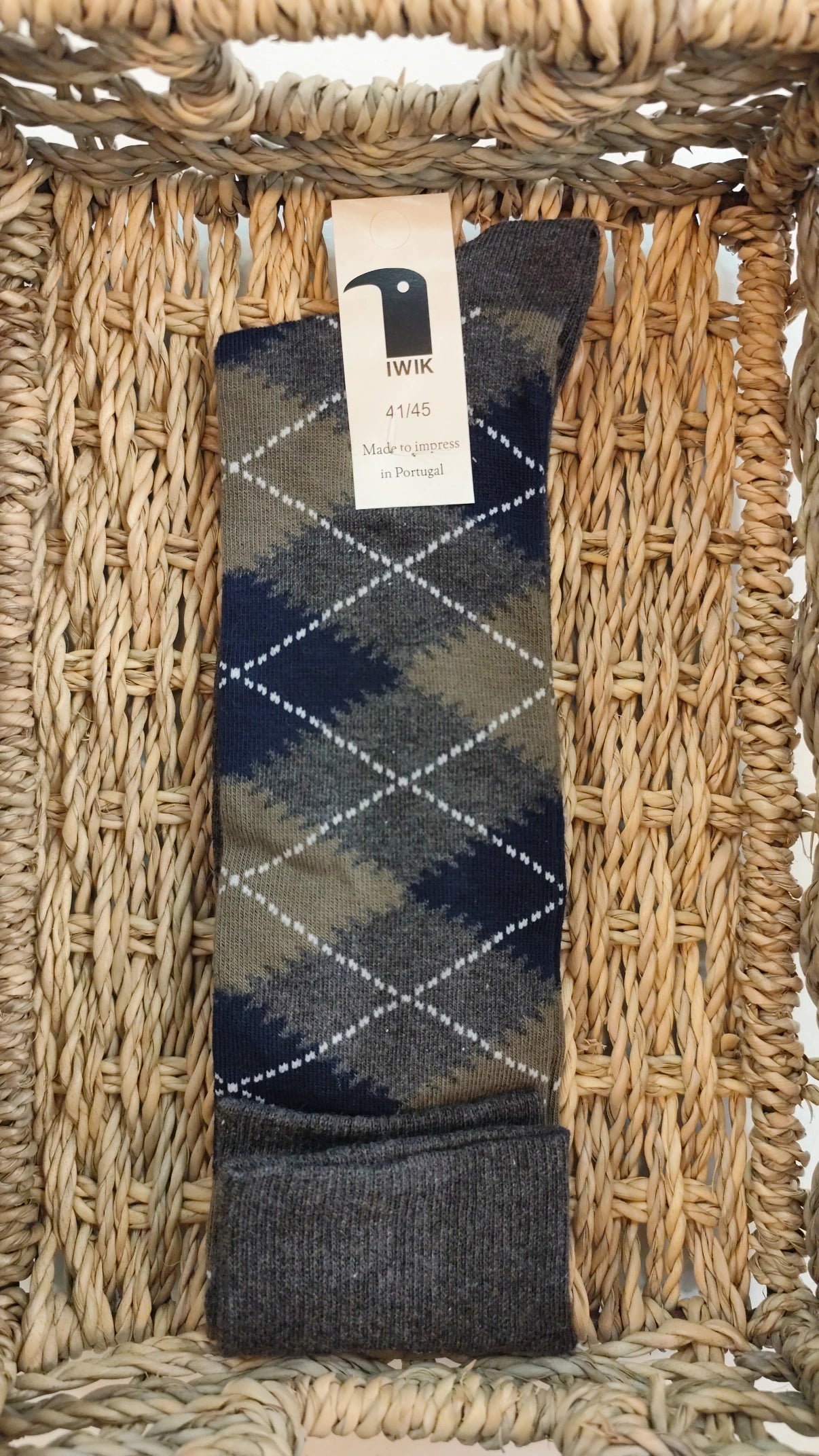 Calcetín Largo Rombos