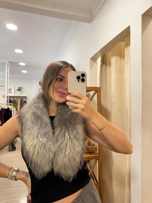 Cuello Largo Gris