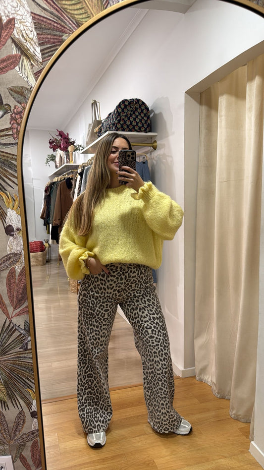 Jeans leopardo