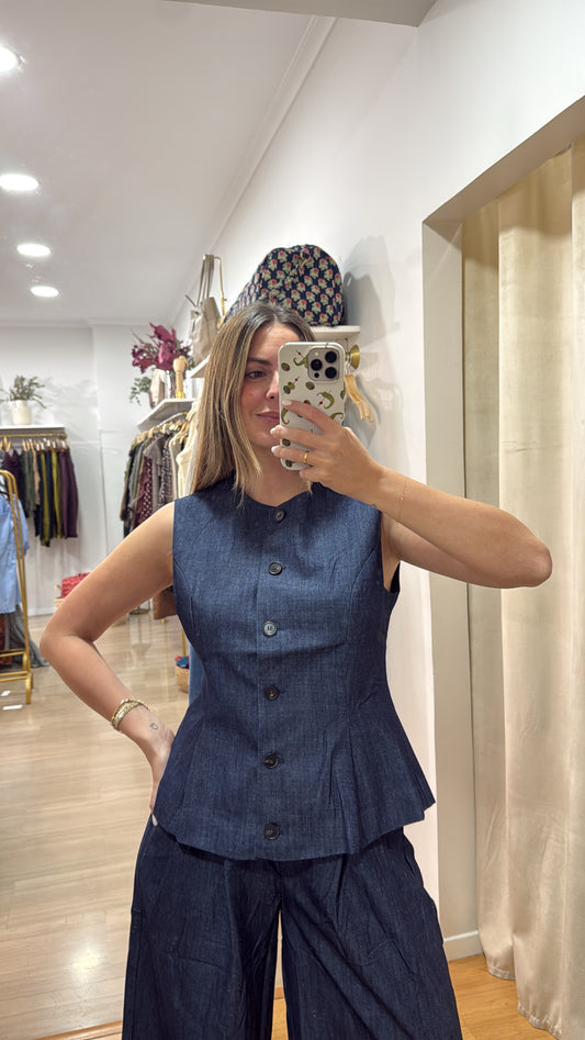 Chaleco Denim