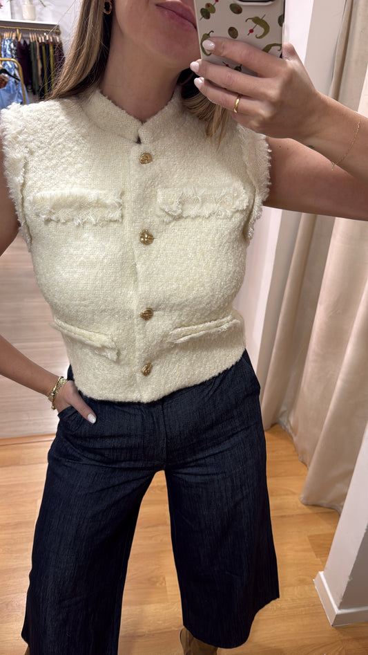 Chaleco Tweed